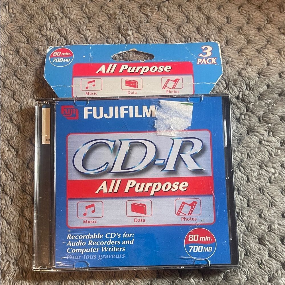 Fujifilm CD-R All Purpose Disc NEW